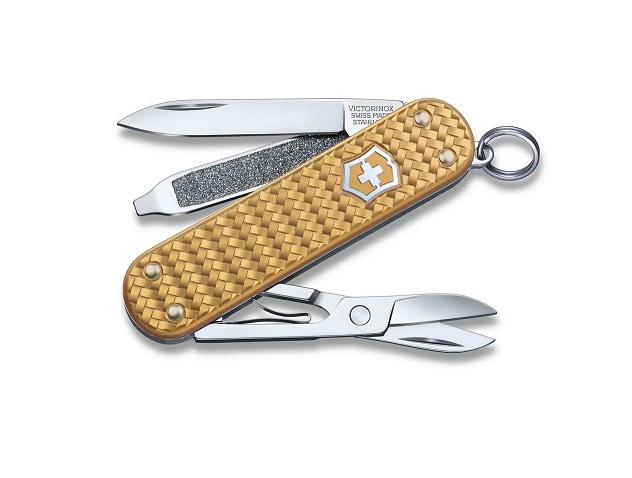 Victorinox Swiss Army Classic SD Precious Alox - Brass Gold 0.6221.408G