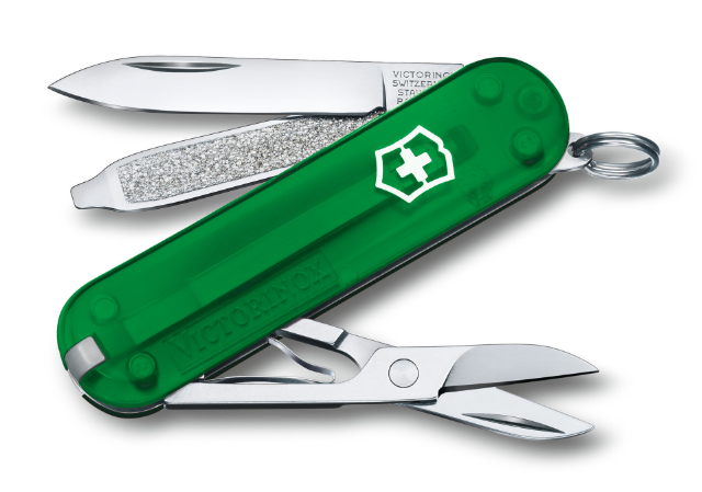 Victorinox Swiss Army Classic SD Multitool, Emerald Translucent, 0.6223.70R-X