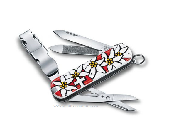 Victorinox Swiss Army Nail Clip 580 Multitool, Edelweiss