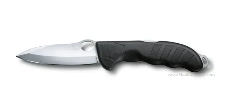 Victorinox Swiss Army Hunter Pro Folding Knife, Stainless Steel, OD Green Nylon Pouch