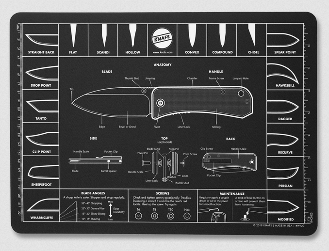 Knafs Oversized Shop Mat/Mouse Pad 14x10", 00003