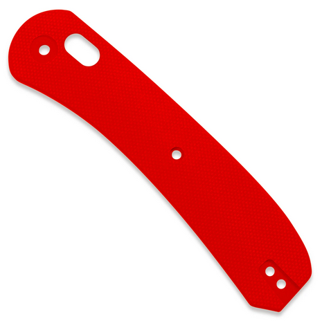 Knafs Lander 2 Knife Scales, Flat G10 Red, 00277