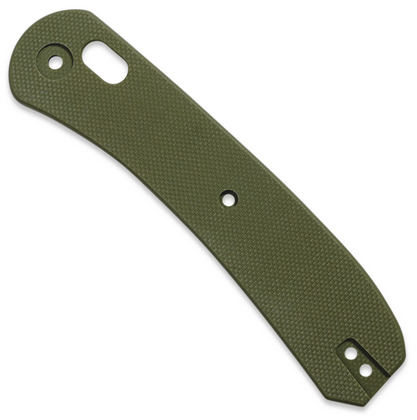 Knafs Lander 2 Knife Scales, Flat G10 OD Green, 00278