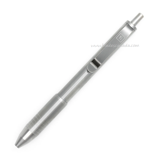 Big Idea Design Click EDC Pen, Titanium Machined Raw, 007148