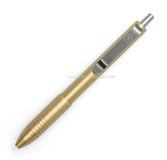 Big Idea Design Click EDC Pen, Brass, 007322