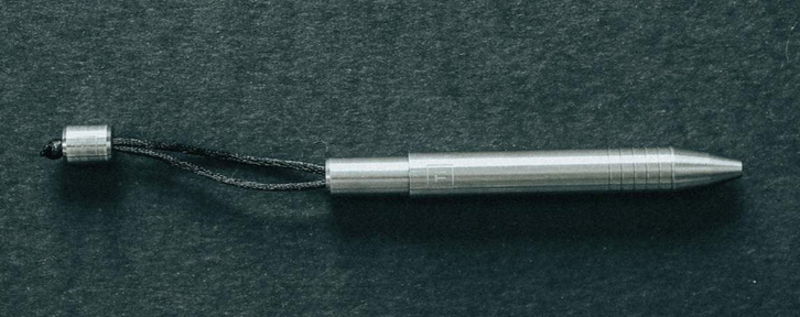 Big Idea Design Mini Pen, Titanium Machined Raw, 007391