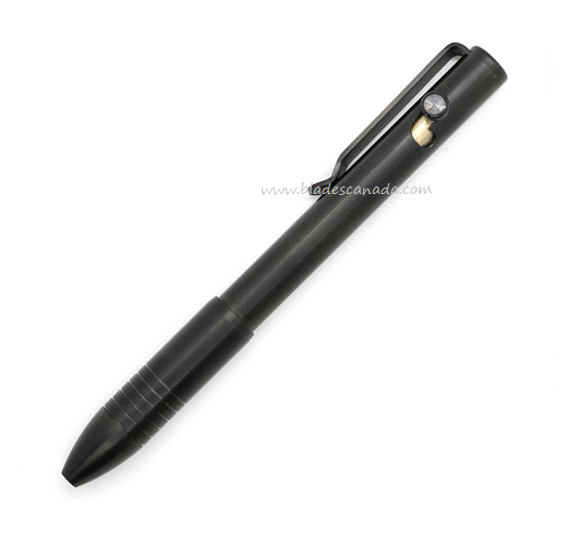Big Idea Design Bolt Action Pen, Titanium Black, 007513