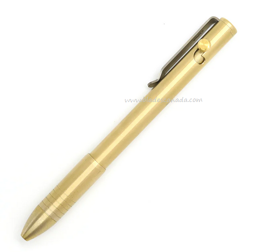 Big Idea Design Bolt Action Pen, Brass, 007544