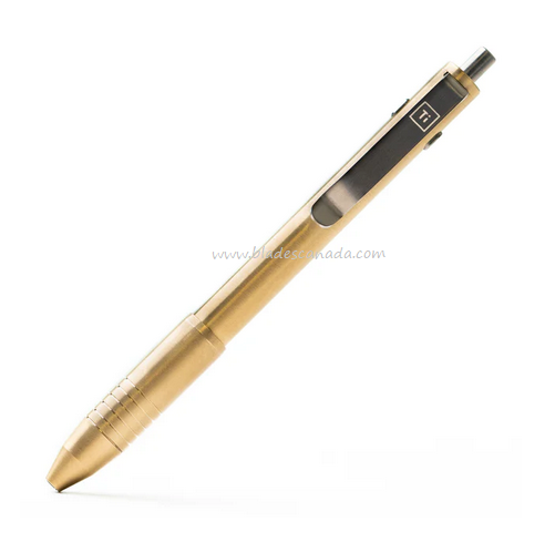 Big Idea Design Dual Side Click Pen, Brass, 007711