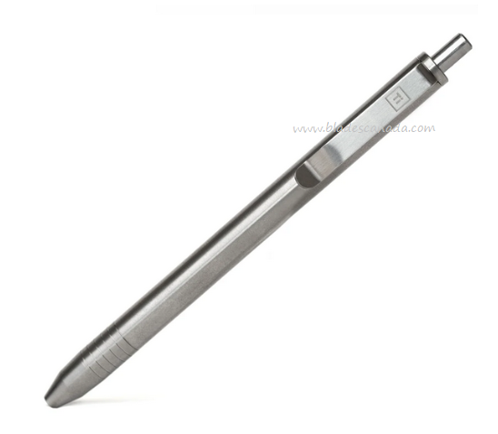 Big Idea Design Slim Click Pen, Titanium Machined Raw, 007919