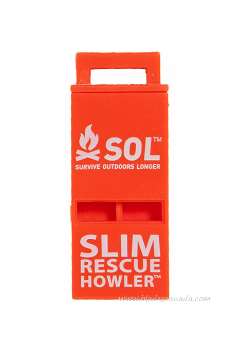 Survive Outdoors Longer SOL Slim Rescue Howler Whistle - 2 Pack - Click Image to Close