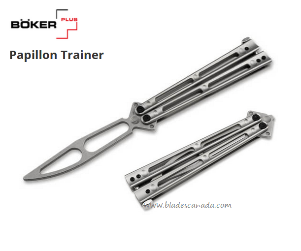 Boker Plus Papillon Training Knife, Stainless Steel, 01BO352