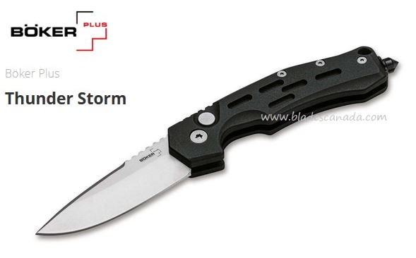Boker Plus Thunder Storm Folding Knife, AUS8, Aluminum, 01BO791N