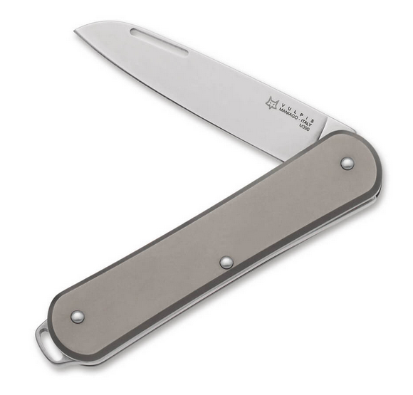 Fox Italy Vulpis 130 TI Slipjoint Folding Knife, M390, Titanium, FX-VP130 TI