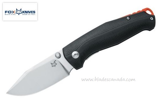 BlackFox TUR Folding Knife, N690, G10 Black, FX-523B - Click Image to Close