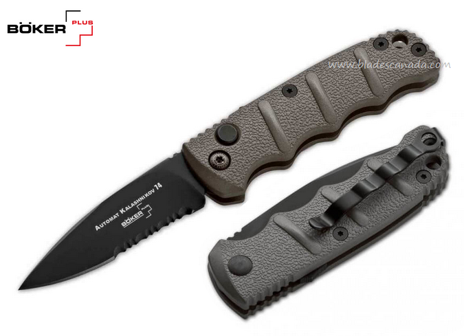 Boker Plus KALS-74 Mini Folding Knife, D2 Steel, Aluminum Handle, 01KALS96N