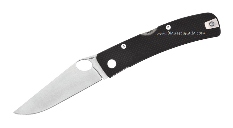 Manly Peak Folding Knife, CPM 154, G10 Black, 01ML014