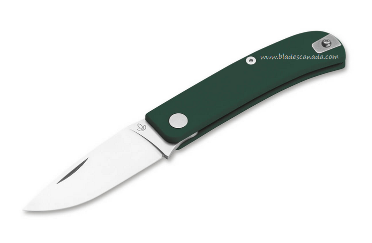 Manly Wasp Slipjoint Folding Knife, 14C28N, G10 Military Green, 01ML070