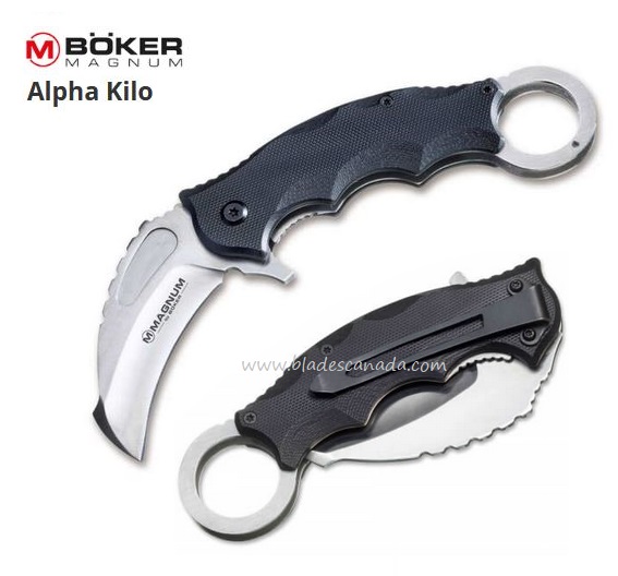 Boker Magnum Flipper Folding Knife, Assisted Opening, 440, G10 Black, 01RY115
