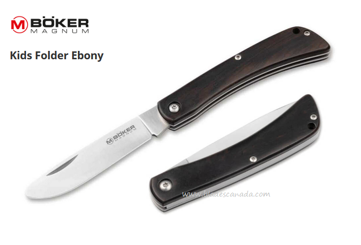 Boker Magnum Kids Slipjoint Folding Knife, Wood Handle, 01RY137