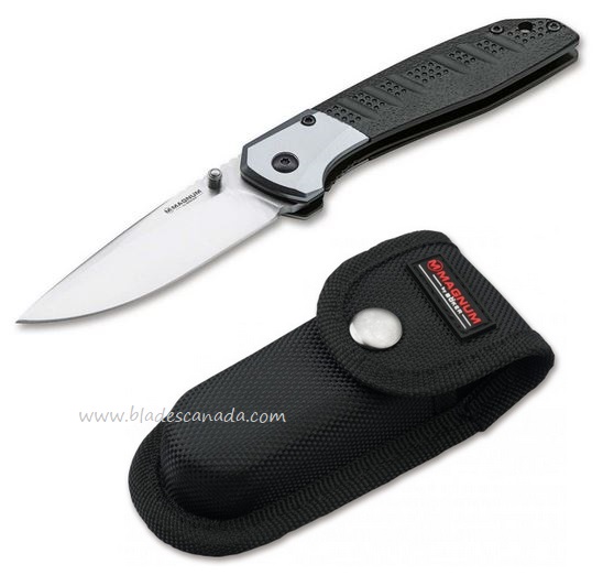 Boker Magnum Advance Pro EDC Folding Knife, 440C, Aluminum, Nylon Sheath, 01RY304