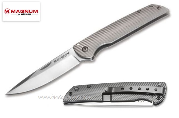 Boker Eternal Classic Framelock Folding Knife, 440A, Stainless, 01RY321 - Click Image to Close