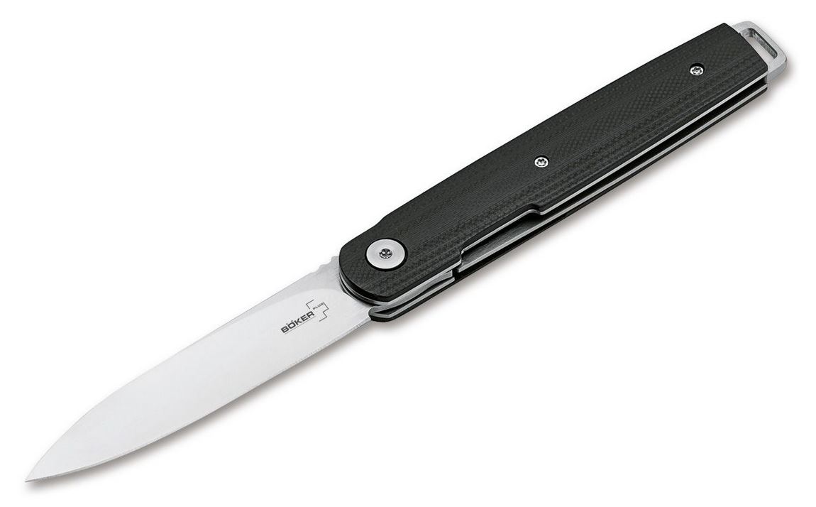 Boker Plus LRF Folding Knife, VG10, G10 Black, 01BO078