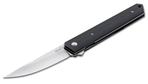 Boker Plus Kwaiken Flipper Folding Knife, VG10, G10 Black, 01BO286 - Click Image to Close