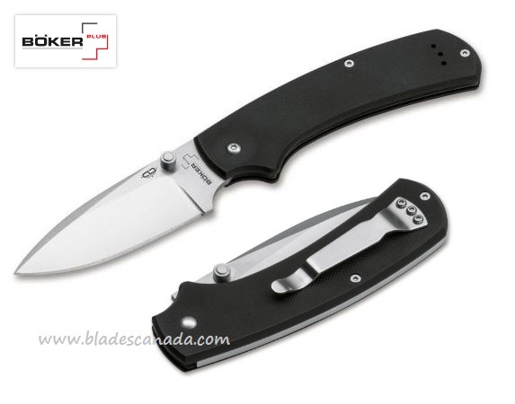 Boker Knives XL Drop Slipjoint Folding Knife, 440C, G10 Black, 01BO544