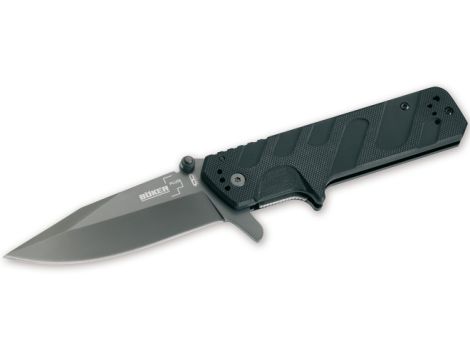 Boker Plus CLB Direkt Flipper Folding Knife, 440C, G10 Black, B-01BO570 - Click Image to Close