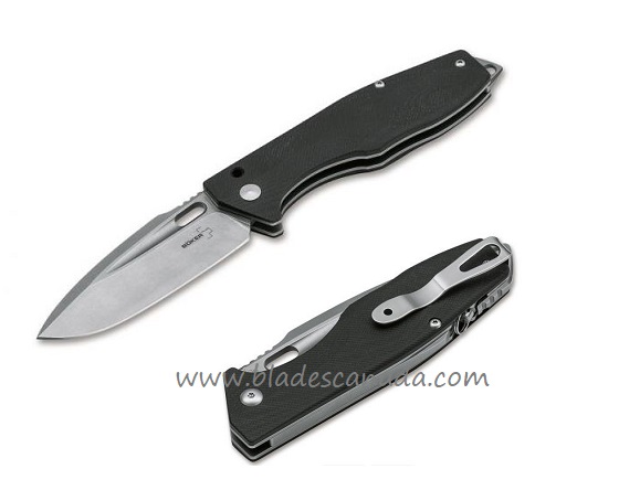 Boker Plus Caracal 42 Slipjoint Folding Knife, D2, G10 Black, 01BO753 - Click Image to Close