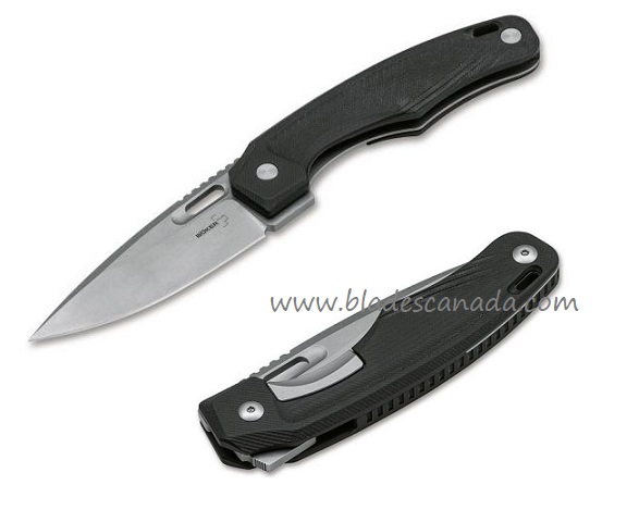 Boker Plus Warbird Flipper Folding Knife, D2, G10 Black, 01BO754