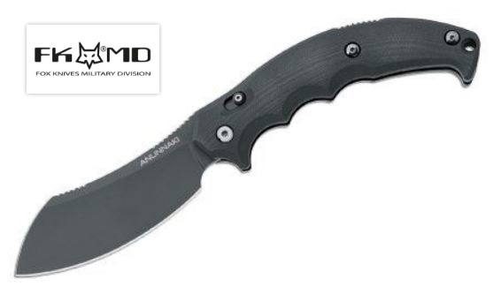 Fox Italy FKMD Anunnaki Folding Knife N690, G10 Black, FX-505 - Click Image to Close