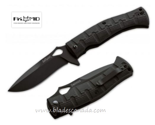 Fox Italy FX0110M FKMD Deimos Flipper Folding Knife, N690, Micarta, FX-0110M
