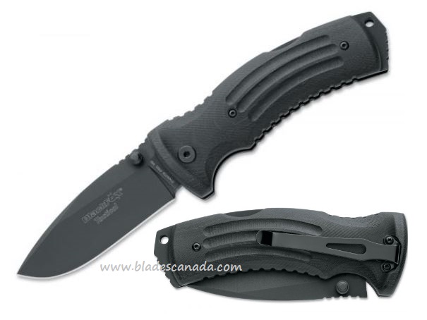 BlackFox Folding Knife, 440C, G10 Black, BF-704
