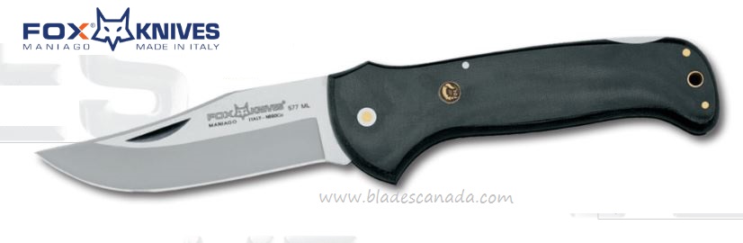 Fox Italy Forest Folding Knife, N690, Micarta, FX-577ML - Click Image to Close