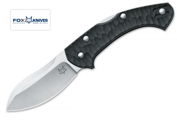 Fox Italy Jen Anso Zero Folding Knife, N690, FRN Black, FX-305