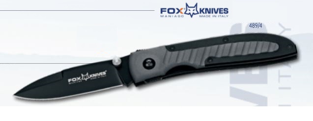 Fox Italy Aria Collection Folding Knife, N690, Aluminum, 489/4