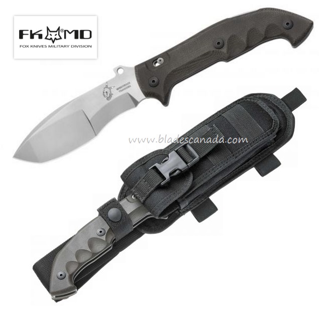 Fox Italy Meskwaki Tracker Folding Knife, N690, Micarta, FX-500
