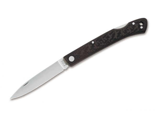 Fox Folding Knife, 440C, Carbon Fiber, FX-573CF