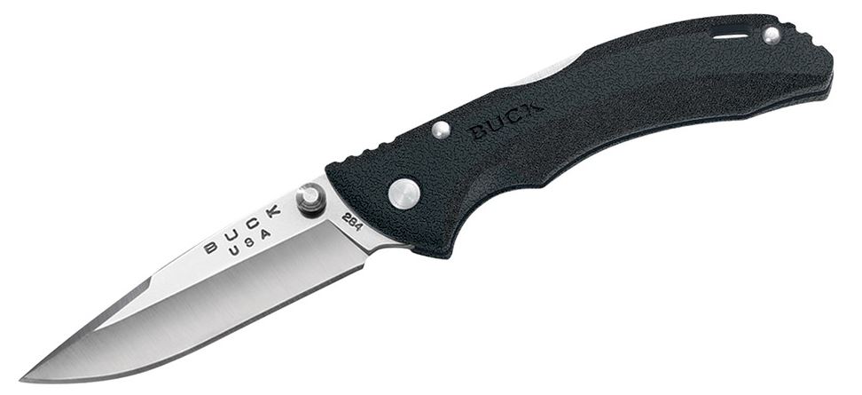 Buck Bantam BBW Folding Knife, 420HC Steel, GFN Black, BU0284BKS