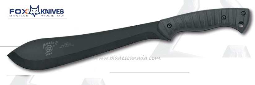 Fox Italy Machete, 12C27 Sandvik, Nylon Sheath, 680 T