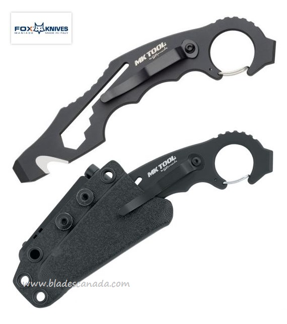 Fox ItalY FKMD MK Tool, N690, Kydex Sheath, FX-801MK