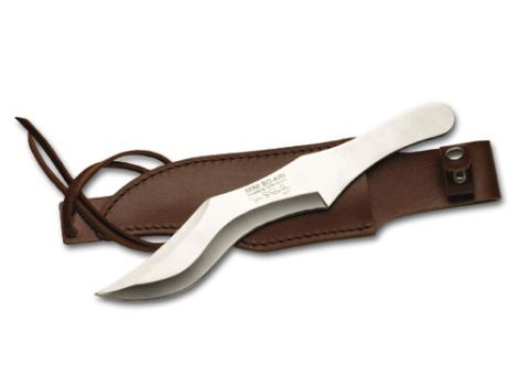 Boker Magnum Mini Bo-Kri Throwing Knife, Leather Sheath, B-02MB160
