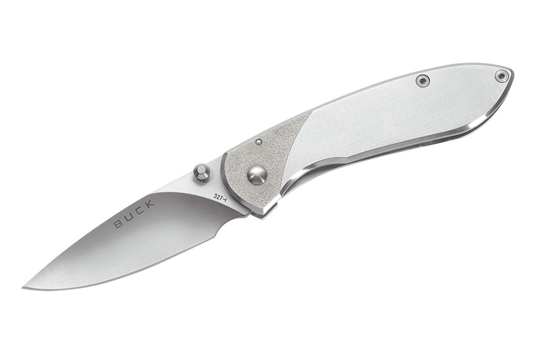Buck Nobleman Framelock Folding Knife, 440 Stainless, 0327SSS - Click Image to Close