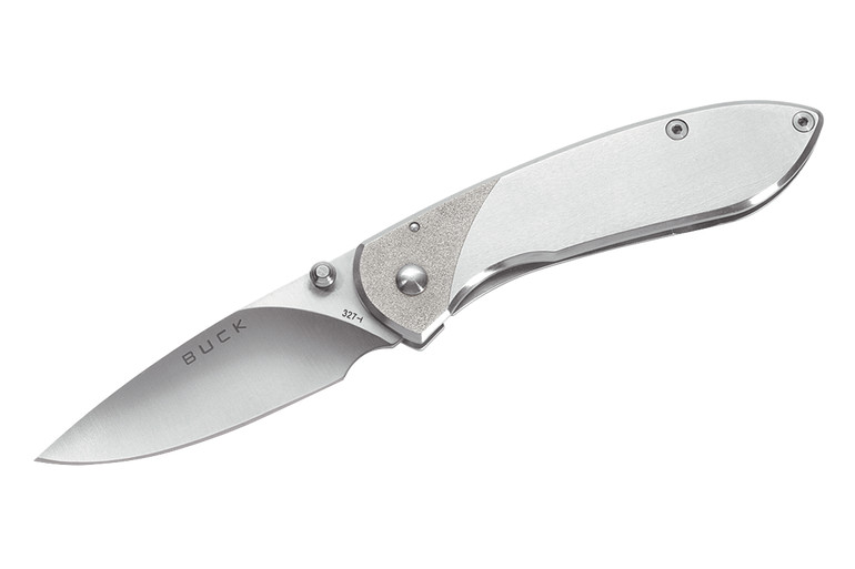 Buck Nobleman Framelock Folding Knife, 440 Stainless, 0327SSS