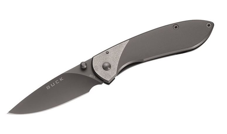 Buck Nobleman Framelock Folding Knife, Stainless Handle, BU0327TTS