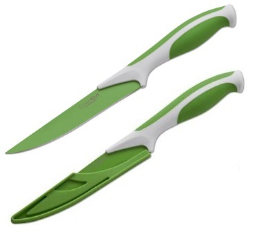 Boker Kitchen Color Cut Utility Knife, Apple Green w/Guard, 03CT204 - Click Image to Close
