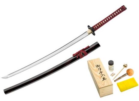 Boker Magnum Red Samurai Sword, 1045 Carbon, 05ZS579