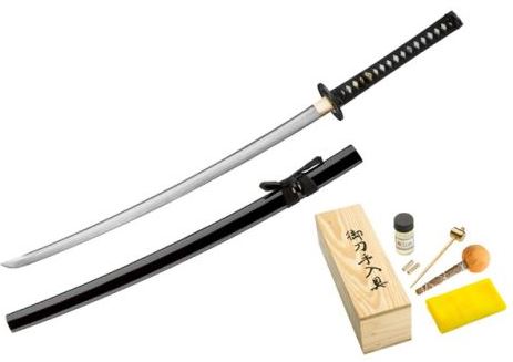 Boker Magnum Samurai Sword, Forged Damascus, Rayskin Handle, 05ZS580